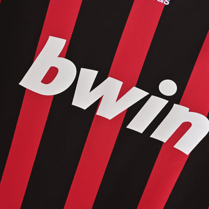 Maillot Milan AC Retro Vintage 2009-2010 Domicile Homme