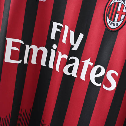 Maillot Milan AC Retro Vintage 2016-2017 Domicile Homme