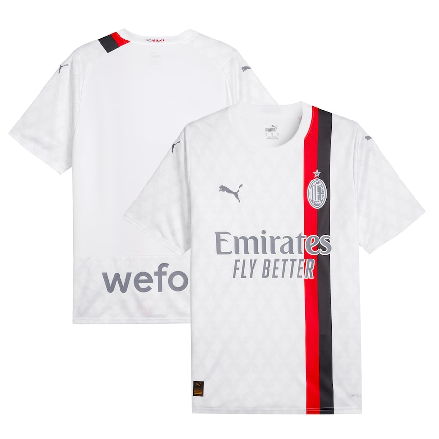 Maillot Milan AC Exterieur Homme 2024 Blanc