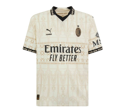 Maillot Milan AC Fourth X Pleasures Homme 2024 Blanc