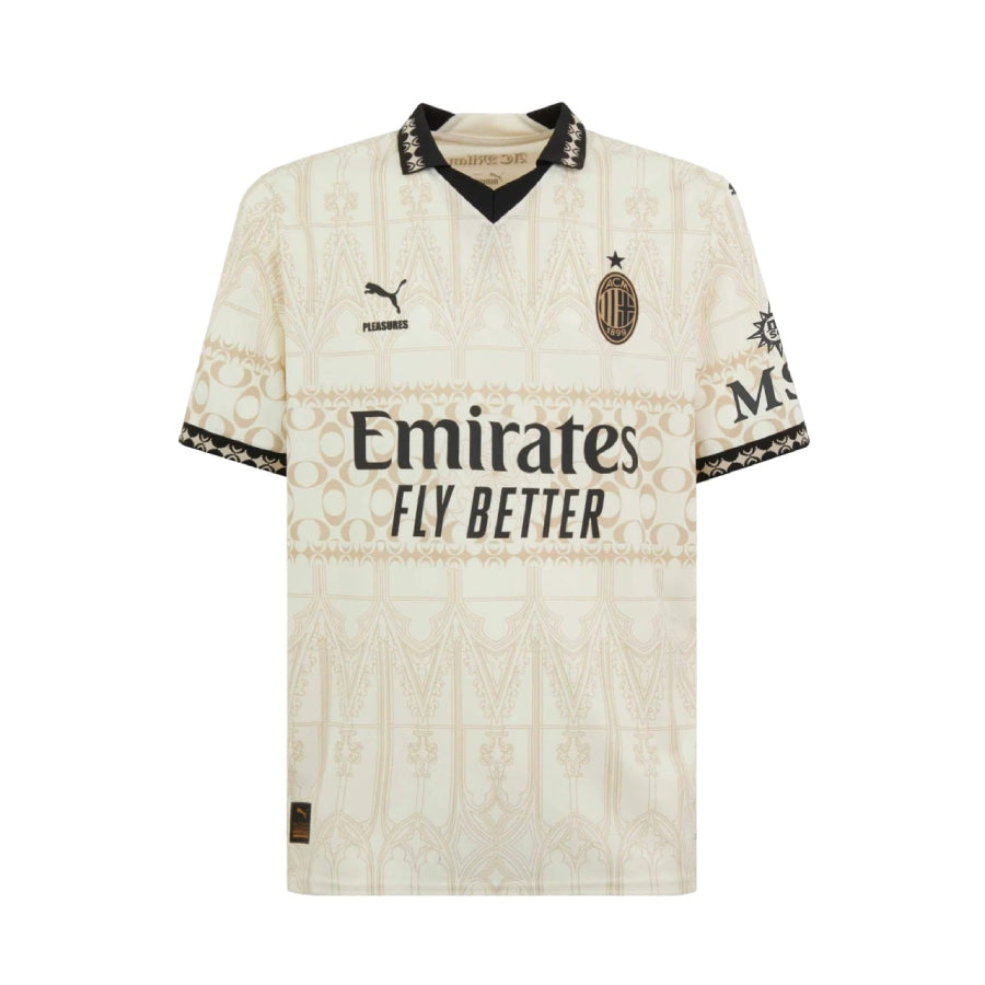 Maillot Kit Enfant Milan AC X Pleasures Blanc 2023-2024