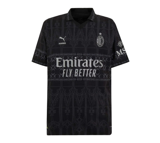 Maillot Milan AC Fourth X Pleasures Homme 2024 Noir