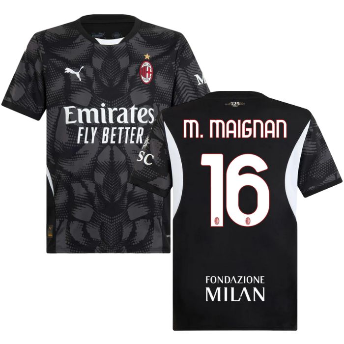 Maillot  Maignan 16 Gardien Milan AC Domicile Homme 2024 2025