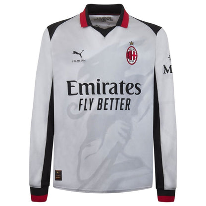 Maillot AC Milan Manches Longues Slam Jam Fourth Argent Homme 2025 2026