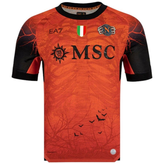 Maillot Naples Halloween Orange Homme 2025 2026