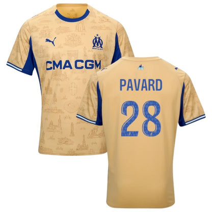 Maillot Marseille Or Fourth Homme 2025 2026