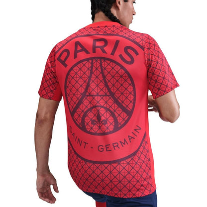 Maillot Training PSG 2025 2026 Homme/Enfant Rouge