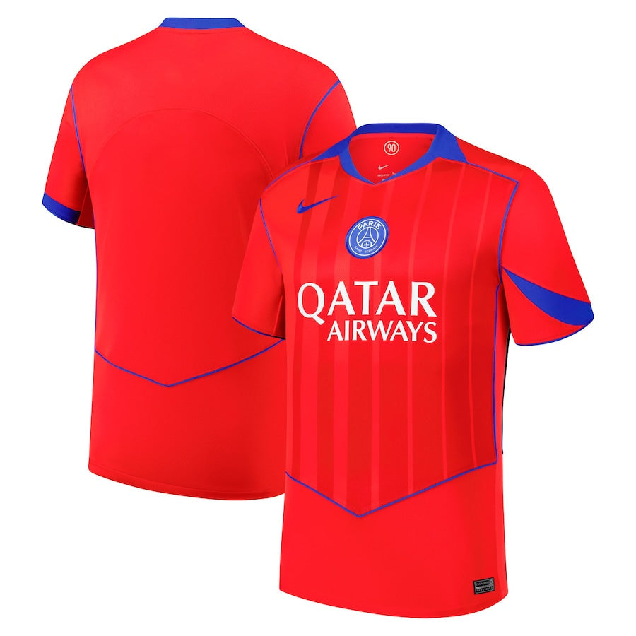 Maillot PSG Third Rouge 2025 2026 Homme