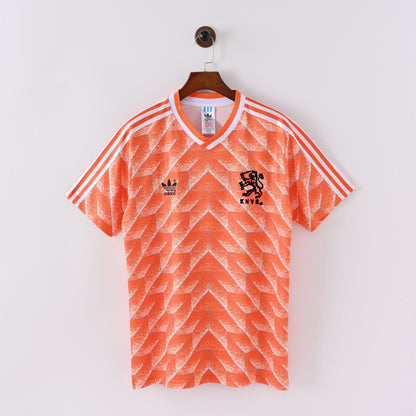 Maillot Pays-Bas Retro Vintage 1988 Domicile Homme