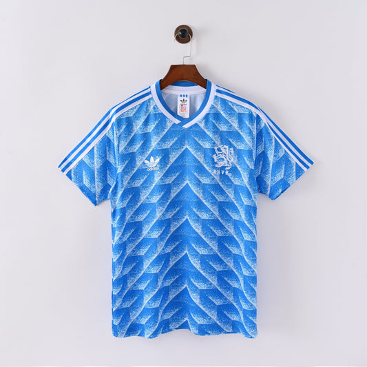 Maillot Pays-Bas Retro Vintage 1988 Exterieur Homme