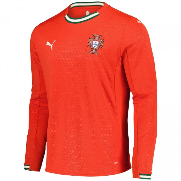 Maillot Portugal Domicile Manches Longues 2024 2025 Homme