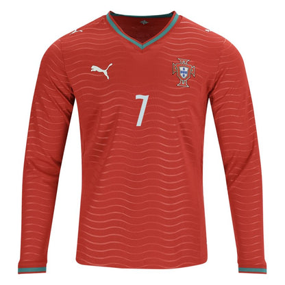 Maillot Portugal Manche Longue Ronaldo 7 Homme Domicile 2026 2027