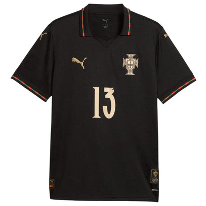 Maillot Portugal Enfant Kit 2025 2026 Edition Speciale Eusebio Noir
