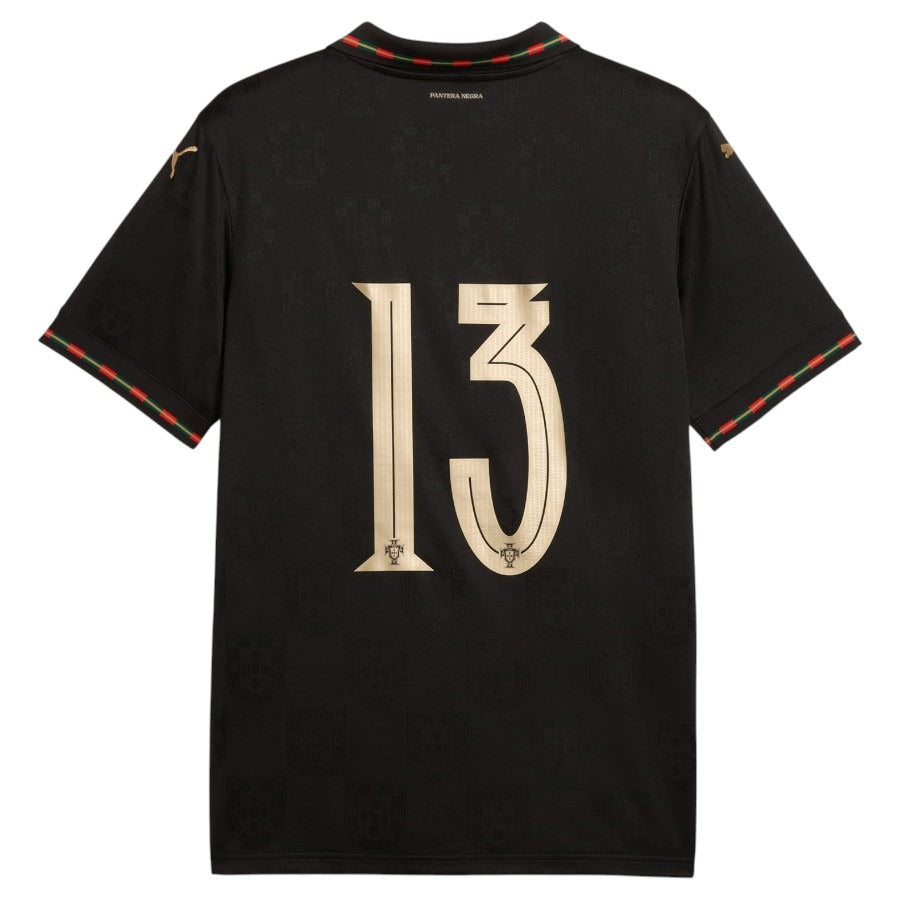 Maillot Portugal Enfant Kit 2025 2026 Edition Speciale Eusebio Noir