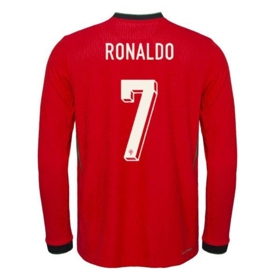 Maillot Portugal Ronaldo Domicile Manches Longues 2024 2025 Homme