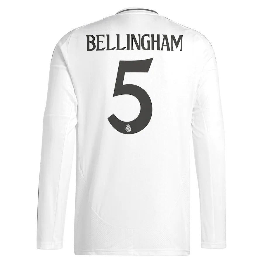 Maillot Real Madrid Manches Longues Homme Blanc 2024 2025
