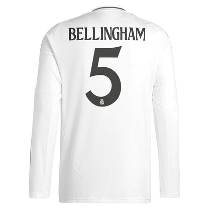 Maillot Real Madrid Manches Longues Homme Blanc 2024 2025