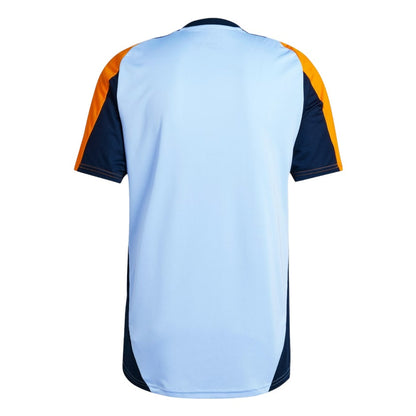 Maillot Pre Match Training Real Madrid Bleu Clair Homme/Enfant 2024 2025