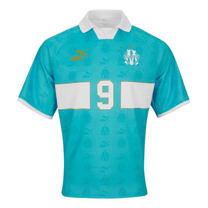 Maillot Marseille Retro King Bleu Homme