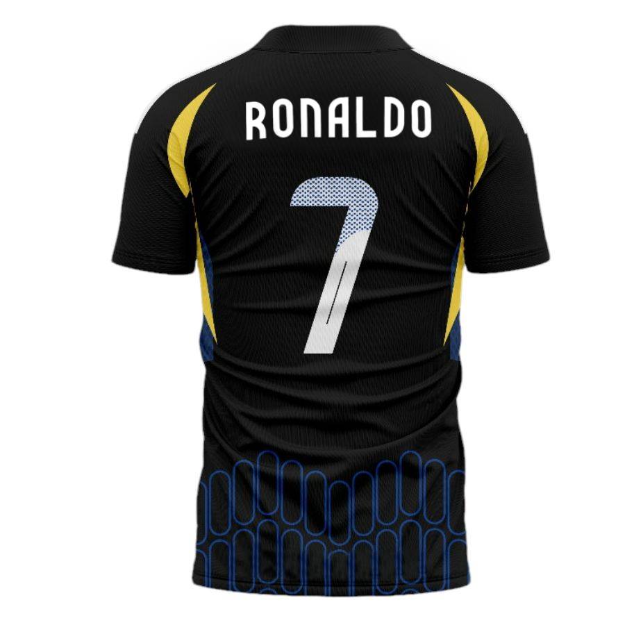 Maillot Ronaldo Al Nassr Kit Enfant Exterieur 2024-2025 Noir