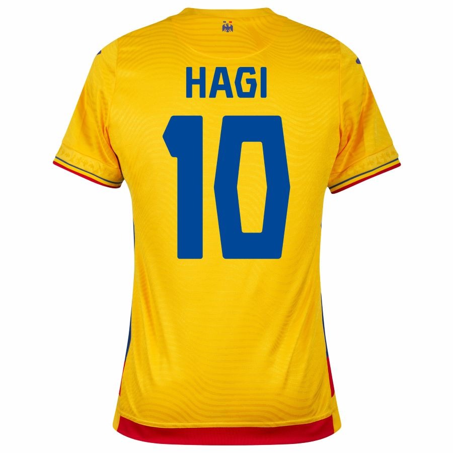 Maillot Roumanie Hagi Homme Domicile 2025 2026