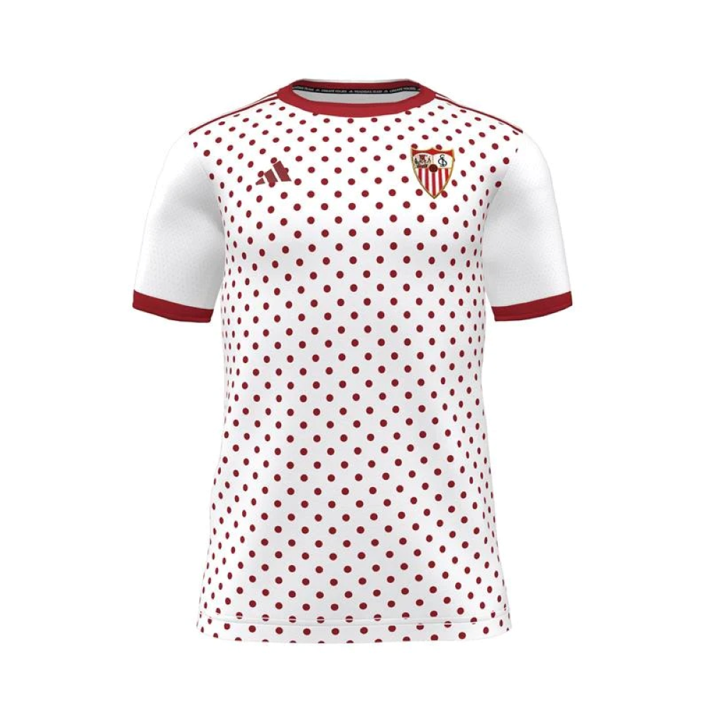 Maillot Sevilla Pre Match Blanc Homme 2025 2026