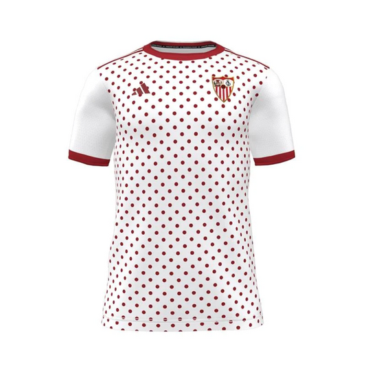 Maillot Sevilla Pre Match Blanc Homme 2025 2026
