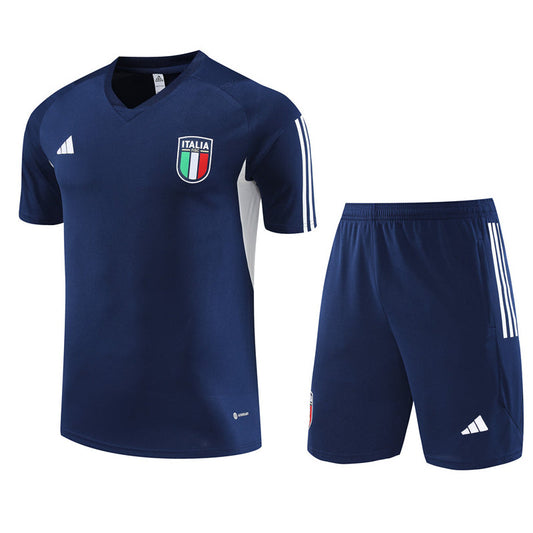 Maillot Training Italie Bleu Homme/Enfant 2023-2024