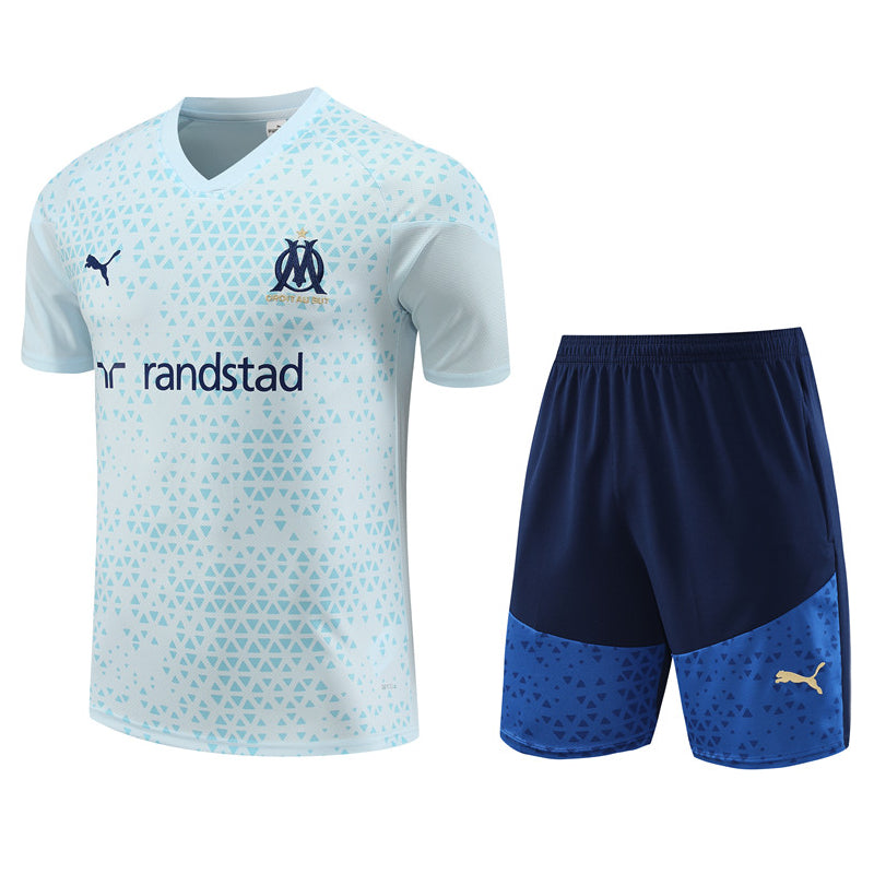 Maillot Training  Marseille OM Blanc Homme/Enfant 2023-2024