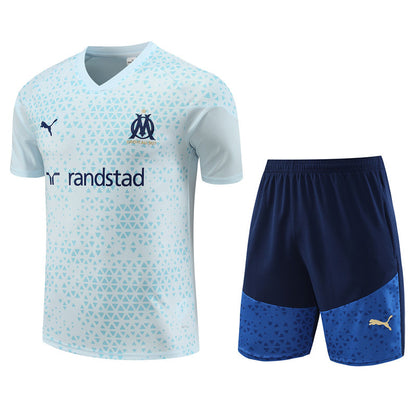 Maillot Training  Marseille OM Blanc Homme/Enfant 2023-2024