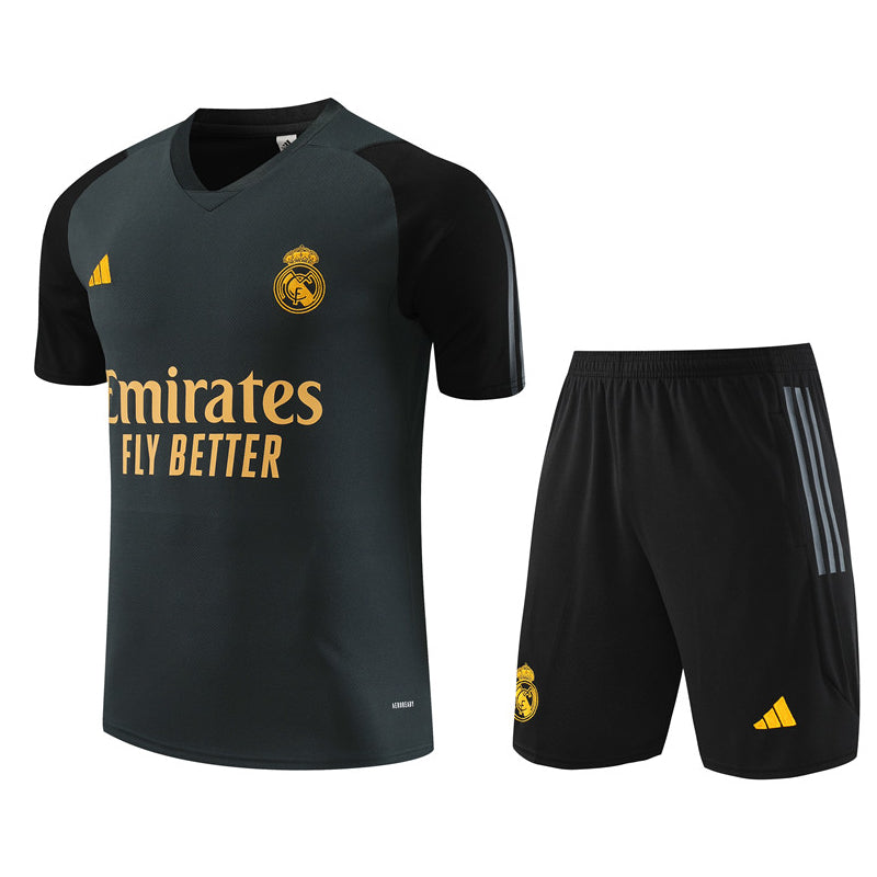 Maillot Training Real Madrid Gris Homme/Enfant 2023-2024