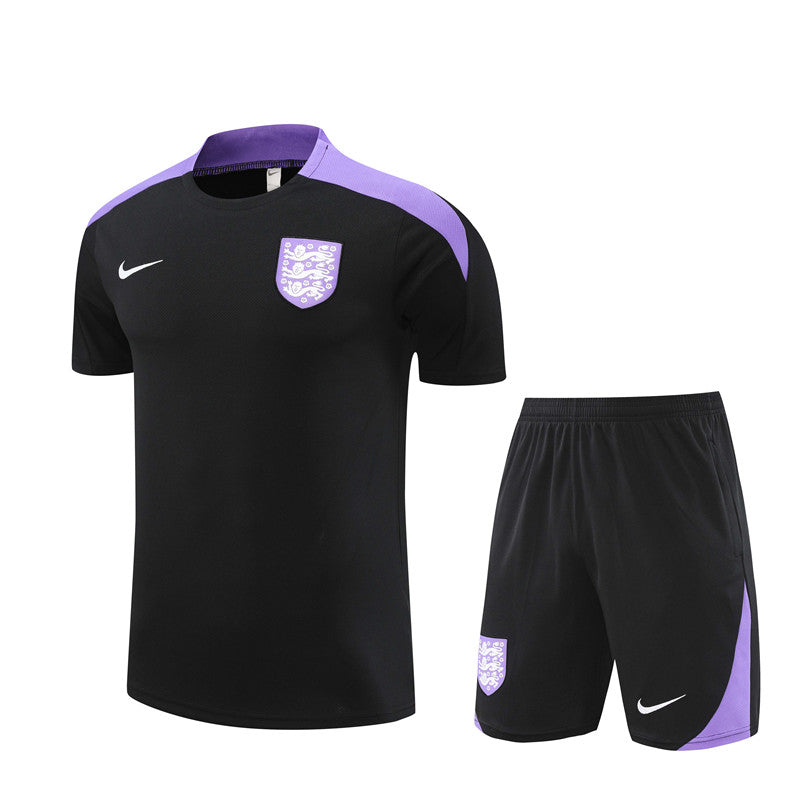 Maillot/Short entraînement Angleterre Noir/Bleu 2024/25