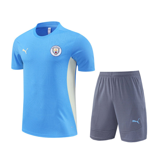 Maillot/Short entraînement Manchester City Bleu 2024/25