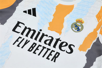 Maillot Training Real Madrid Blanc Homme/Enfant 2024-2025