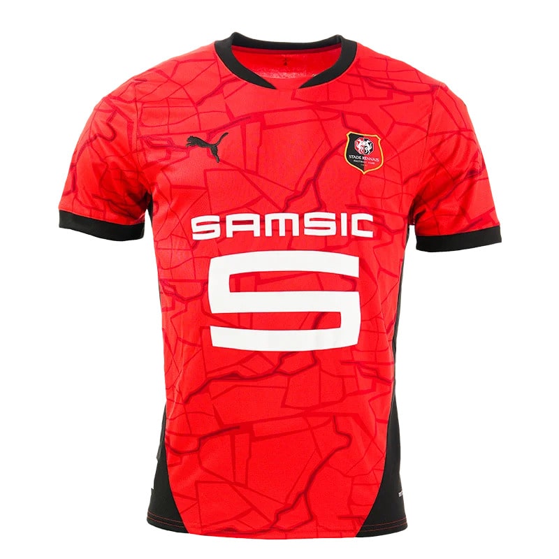 Maillot Rennes Homme Domicile 2024 2025