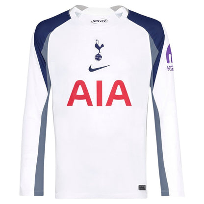 Maillot Tottenham Manches Longues Domicile Homme Blanc 2025 2026