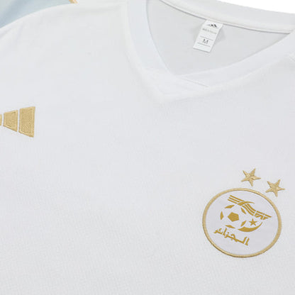 Maillot Training Algerie Blanc Homme/Enfant 2023-2024