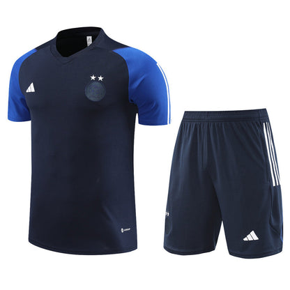 Maillot Training Algerie Bleu Homme/Enfant 2023-2024