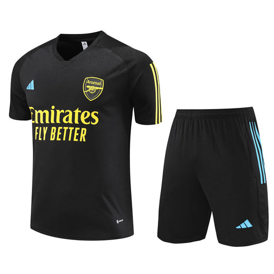 Maillot Training Arsenal Noir Homme/Enfant 2023-2024