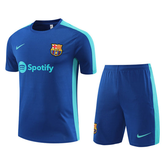 Maillot Training Barcelone Bleu Homme/Enfant 2023-2024
