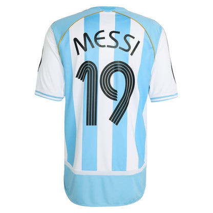 Maillot Argentine Messi Adidas Domicile Homme 2006