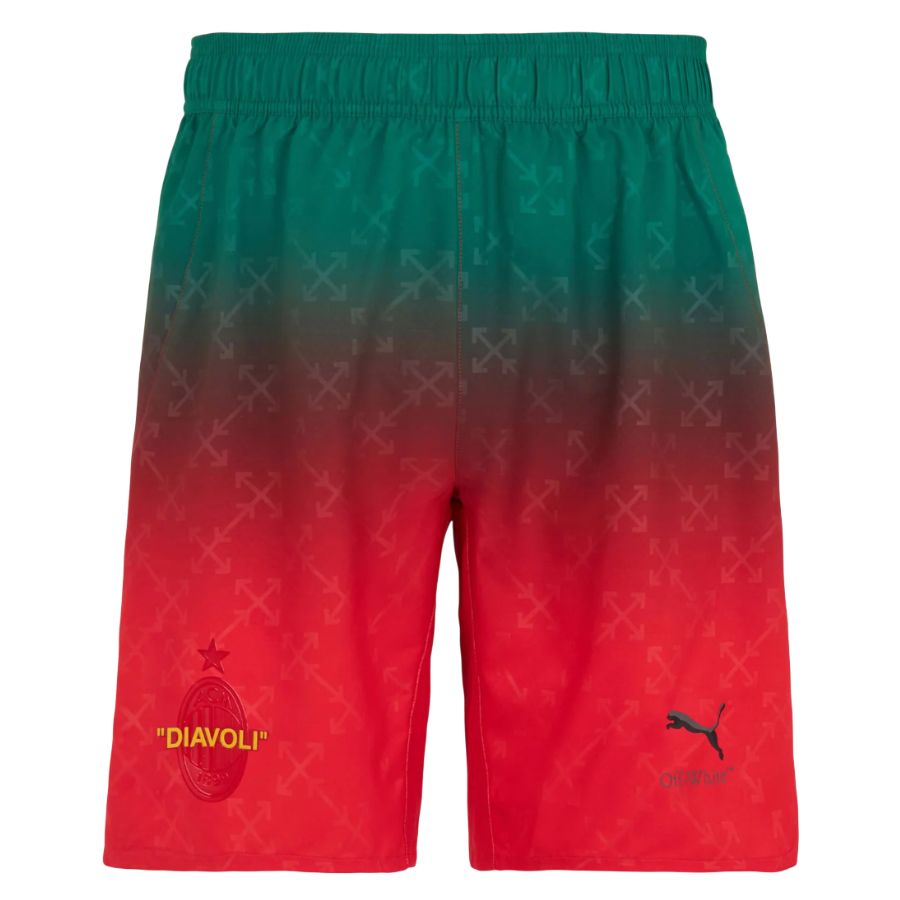 Maillot Kit Enfant Ac Milan Fourth Off-White 2024 2025 Rouge