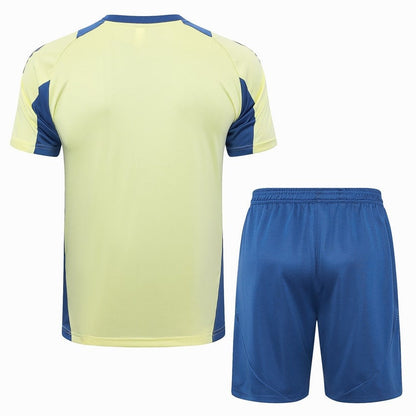 Ensemble Maillot Short Ajax Amsterdam Homme/Enfant 2024 2025 Jaune