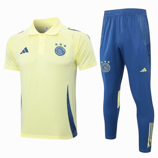 Polo Ajax Amsterdam Homme 2024 2025 Jaune