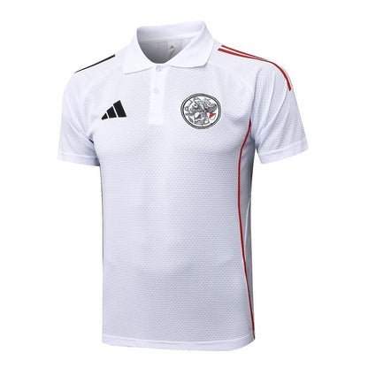 Polo Ajax Amsterdam Homme 2025 2026 Blanc