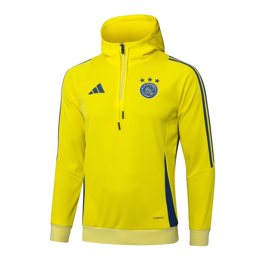 Survetement Ajax Amsterdam Sweat Homme/Enfant 2024 2025 Jaune