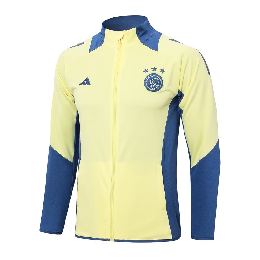 Survetement Ajax Amsterdam Veste Homme/Enfant 2024 2025 Jaune