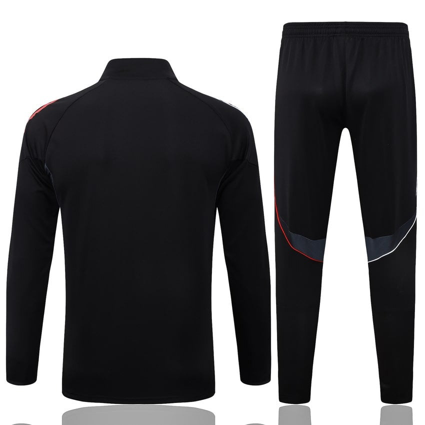 Survetement Ajax Amsterdam Veste Homme/Enfant 2025 2026 Noir Sombre