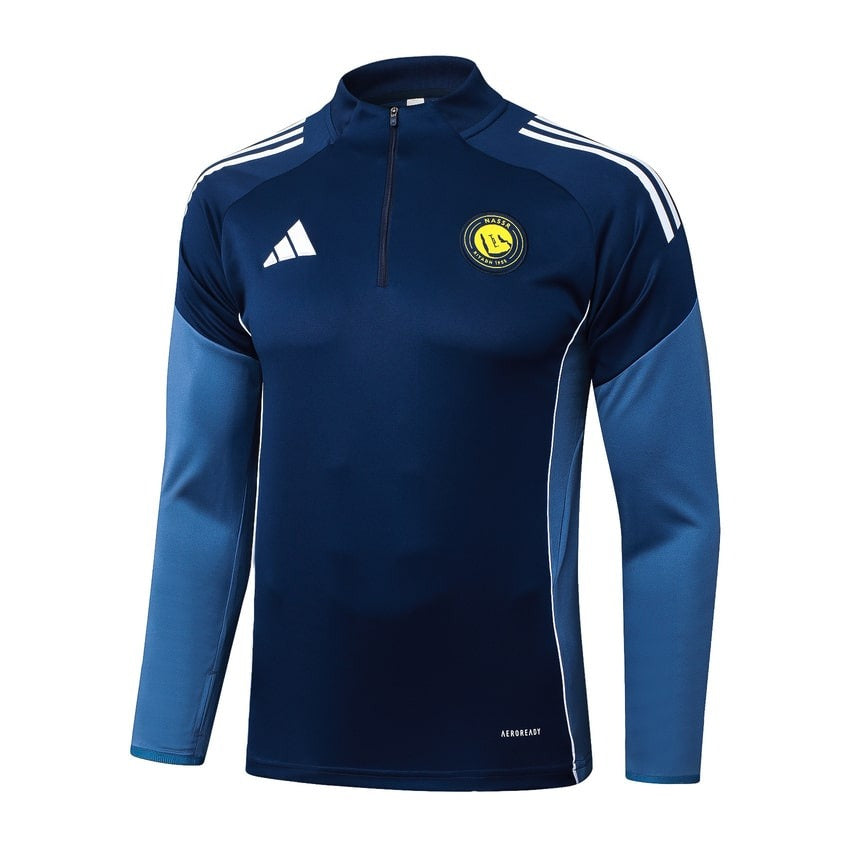 Survetement Al Nassr Training Homme/Enfant 2025 2026 Bleu Sombre