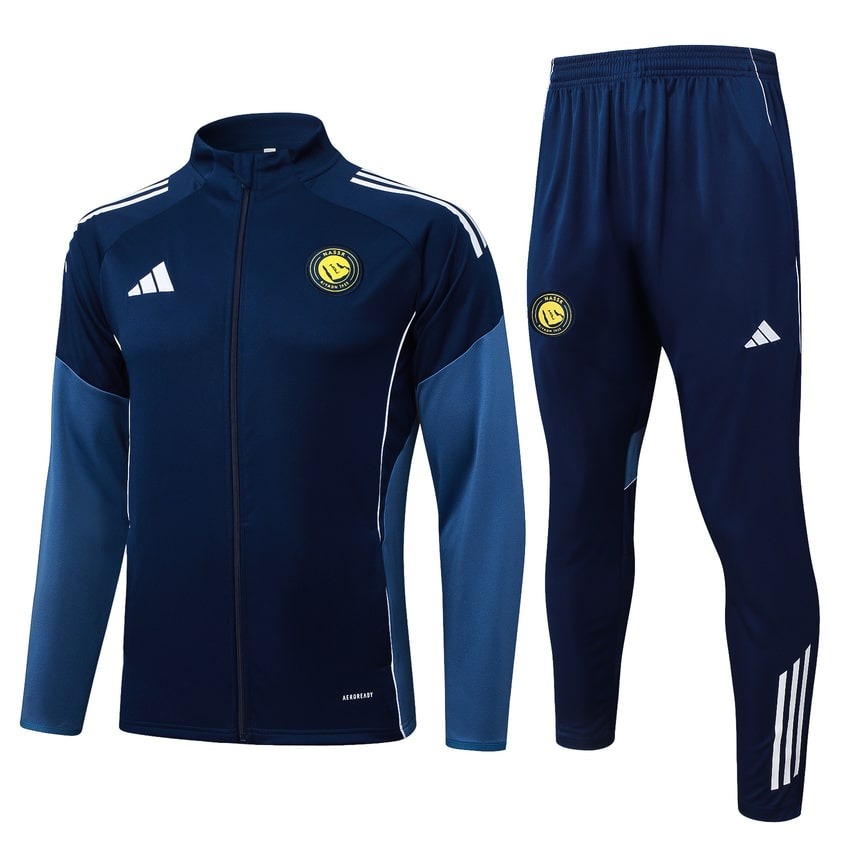 Survetement Al Nassr Training Homme/Enfant 2025 2026 Bleu Sombre
